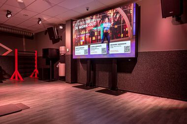 Video workout area Evere Ch. de Louvain Evere